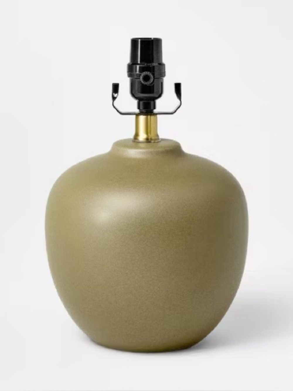 Ceramic Lamp Base Green - Threshold designed with Studio McGee
